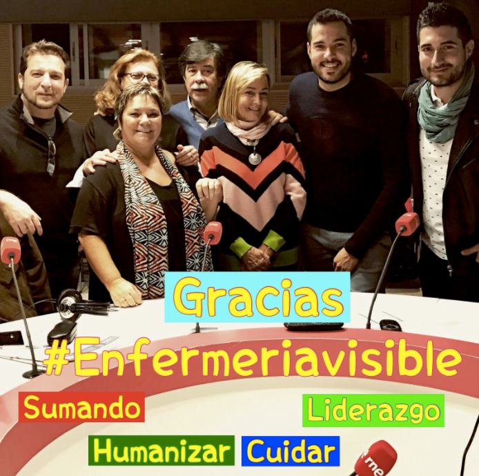 Participación en el programa de Radio Nacional “La noche en Vela”: haciendo #EnfermeriaVisible #FFpaciente