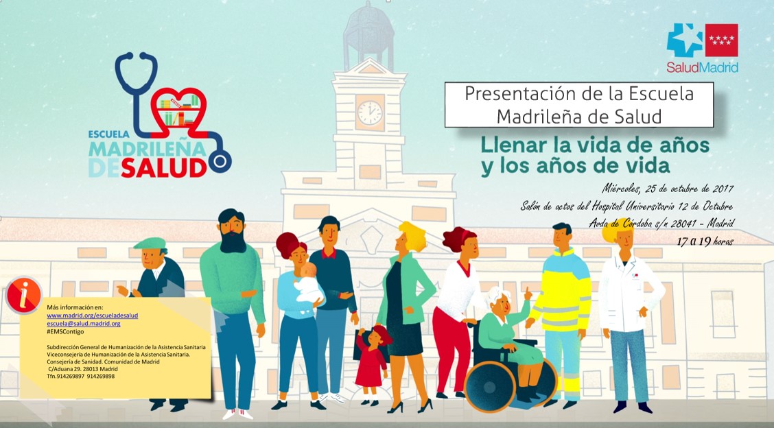 Apúntate al acto inaugural de la Escuela Madrileña de Salud